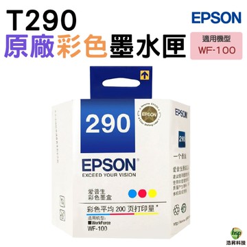 EPSON C13T290050 T290050 T290 原廠彩色墨水匣 適用 WF-100 機型