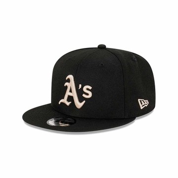 NEW ERA 男女 9FIFTY STONE WORLD SERIES 奧克蘭運動家 黑 NE60428459