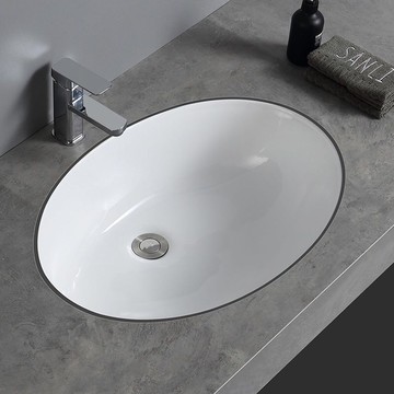 免運 掛墻式洗手盆 陶瓷臺下盆洗手盆洗面盆方形橢圓形嵌入式家用洗臉盆衛生間臺面盆