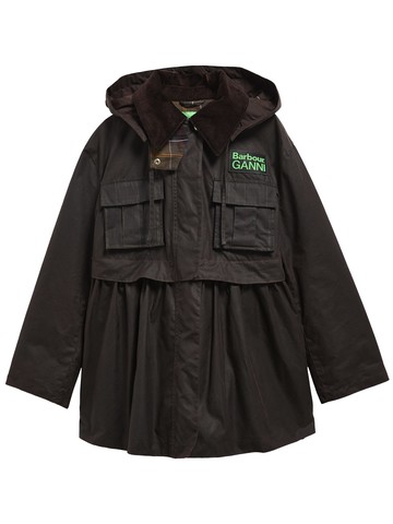 barbour x ganni "barbour x gannni" coat