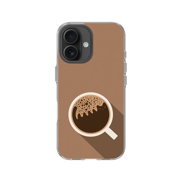 iPhone 16 Clear 透明 - ilovedoodle (Lim Heng Swee) - Coffee Cat: 午后貓時光