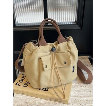 帆布包包女托特包大容量夏季斜挎包2024新款百搭手提大學生上課包