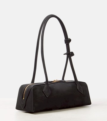 Alaïa Le Teckel Medium suede shoulder bag