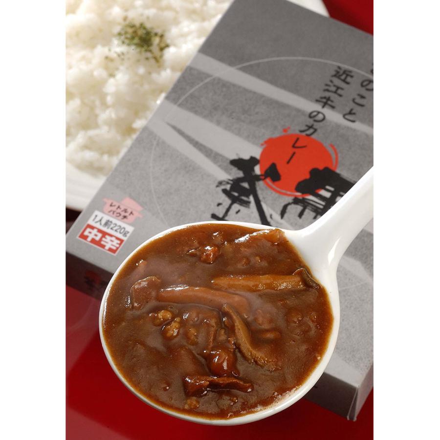 滋賀県野洲市 れすとらん百年民家「黒釜」のきのこと近江牛のカレー 220g×8食