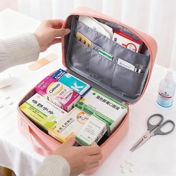 【暢銷熱品】便攜手提應急包戶外車載藥包家用常備急救包大容量防疫藥品收納袋