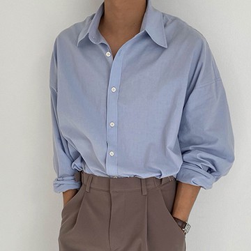 正韓入秋簡約俐落長袖襯衫 11色 YUPPIE 預購商品 0913