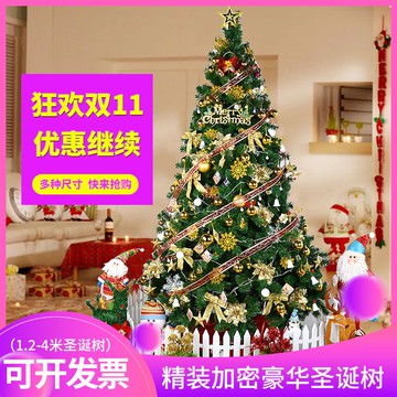 【最低價 公司貨】圣誕樹家用1.5米套餐2.1圣誕節裝飾品發光diy大型韓式加密1.8套裝