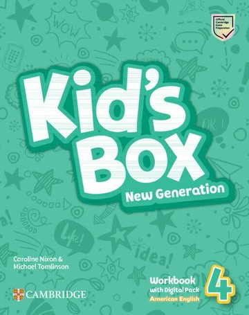 Kid's Box New Generation 4 Workbook with Digital Pack American English (1版) Caroline Nixon  Cambridge