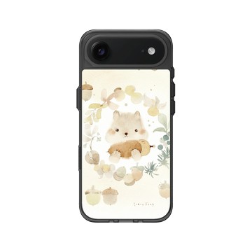 iPhone Air Clear (相機按鈕) 酷墨灰 - 涼丰 LiangFeng - 松果與小松鼠