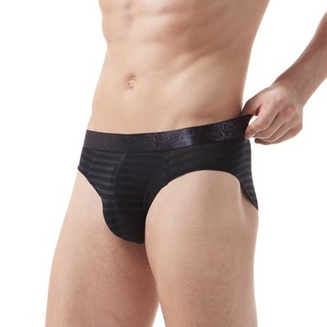 Thin striped briefs for summer Men's underwear性感男士三角褲