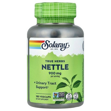 Solaray, 真實草本，蕁麻，900 毫克，180 粒素食膠囊（每粒膠囊 450 毫克）