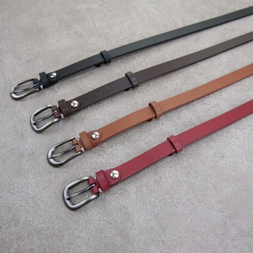 女用皮帶 腰帶 belt 18mm 真皮 客製 燙金 禮物