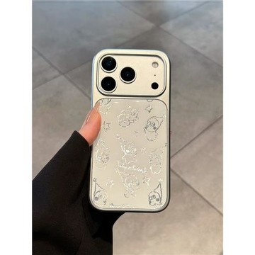 適用蘋果17promax手機殼新款iPhone17滿屏線條17pro高級感16全包防摔15電鍍銀邊14硅膠好看pro女款可愛pm卡通