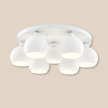 白玉玻璃造型吸頂燈 F37-21-92683