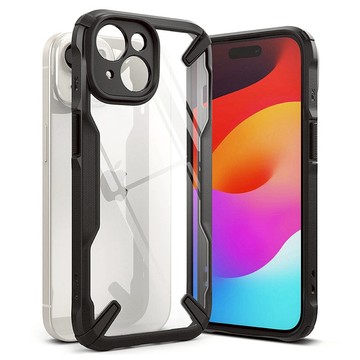 Apple iPhone 15 (Ringke Fusion X) 抗震保護殼 黑