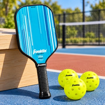 健康約會🎾默契十足【Franklin】[收禮者可自選] LINE禮物獨家-經典匹克球拍x1 + X-40 室外匹克球(3入)禮物組｜生日快樂 生日禮物 情人禮物 運動  天秤座 天蠍座