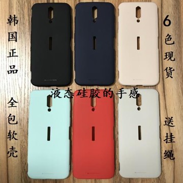 適用努比亞紅魔5G 5S手機殼韓國液態硅膠親膚手感 紅魔6游戲軟殼