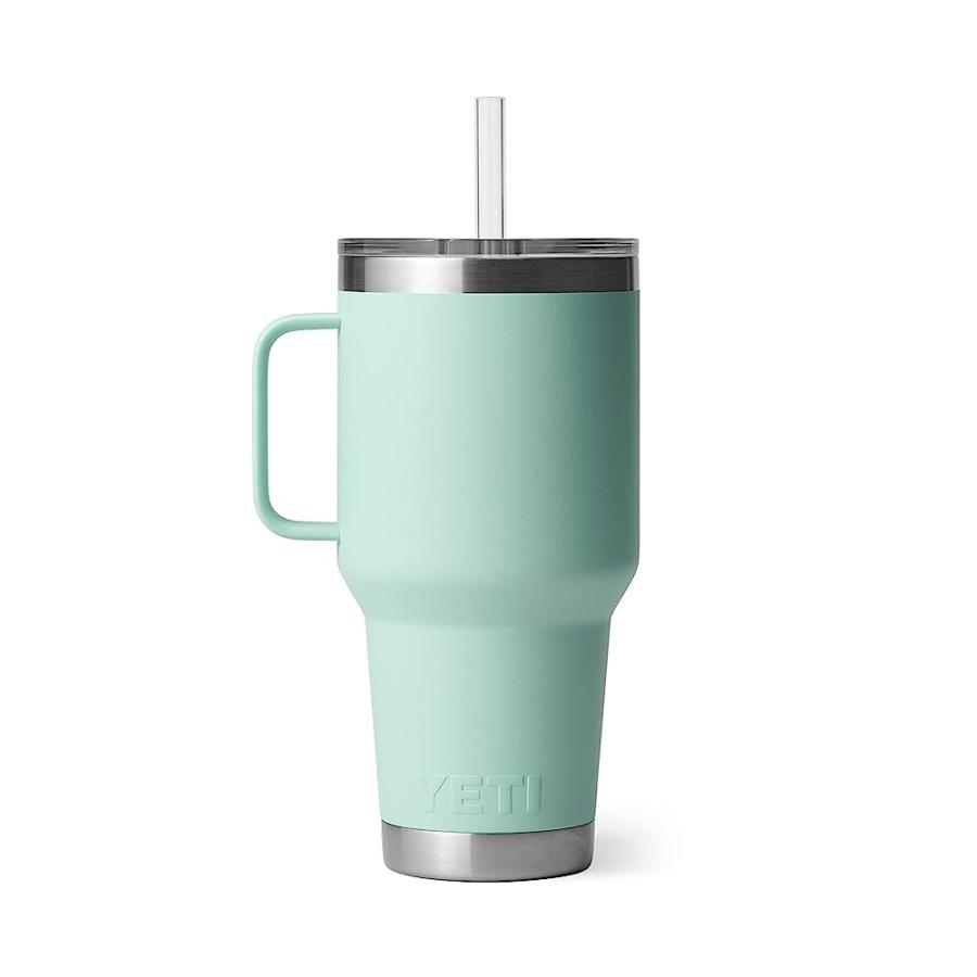 YETI RAMBLER 35 OZ STRAW MUG, VACUUM INSULATED, STAINLESS STEEL, SEAFOAM