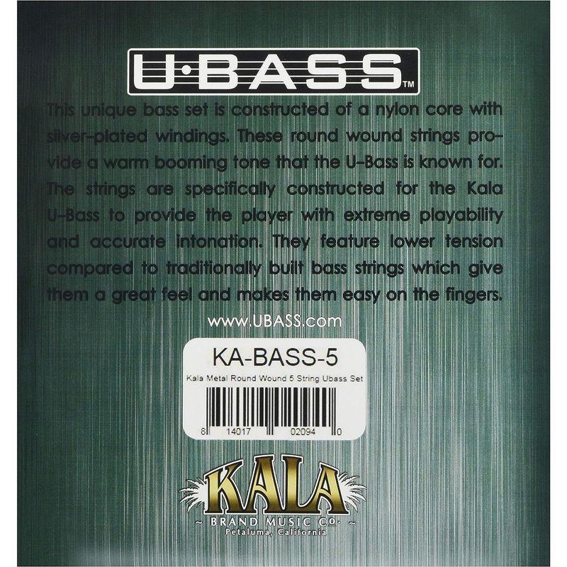 ウクレレベース KALA カラ ウクレレベース(U・BASS)弦 Silver Plated Round Wound 5弦 KA-BASS-5 国内正規品