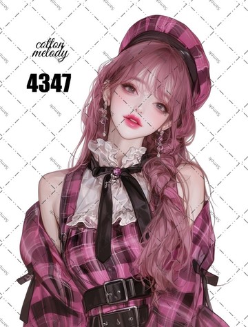 original sticker no.4347 人物貼紙 原創貼紙 原創人物貼紙 裝飾貼紙 cotton melody