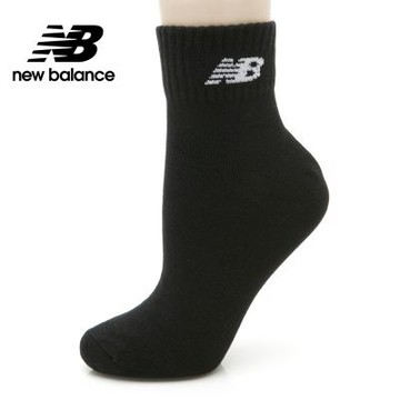 【New Balance】棉質短襪_中性_黑色_7232510389