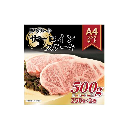 ふるさと納税 福岡県 太宰府市 博多和牛 サーロインステーキ セット 500g（250g×2枚） 肉 牛肉 福岡 太宰府