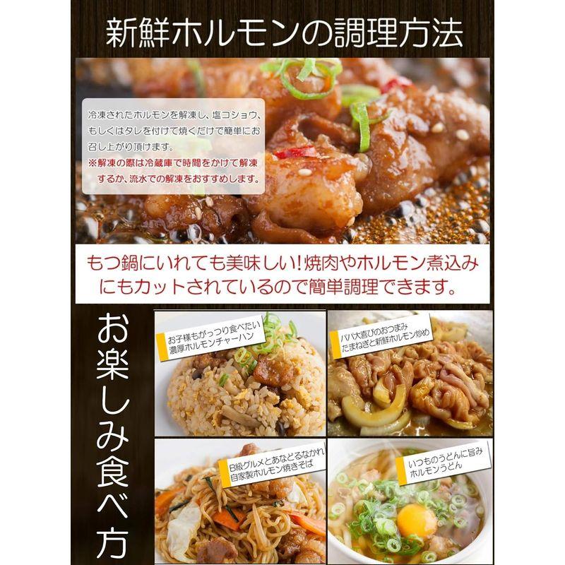 新鮮ホルモン 約1キロたっぷりホルモンを食べたいあなたにモツ鍋用の追加トッピングたっぷり約1キロお腹いっぱいになるお徳なホルモントッピングで