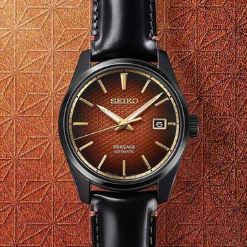 《SEIKO》精工 Presage 歌舞伎限量 SPB331J1 藍寶石鏡面 皮錶帶 機械男錶 6R35-02B0R 漸層棕/黑金 39.3mm