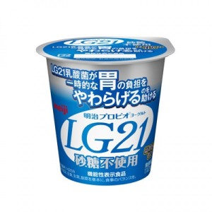 明治 プロビオヨーグルトLG21 砂糖不使用 食品