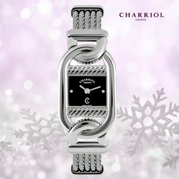 CHARRIOL 夏利豪 MARINER 珠寶腕錶 鑲鑽女石英錶 MA20S.520.002