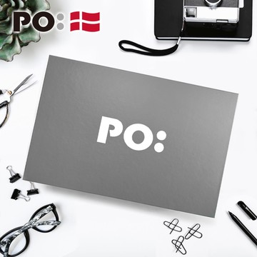 PO: 丹麥PO禮物盒-小磁吸(灰)(珍珠棉二件組-手沖壺/咖啡杯240ml)