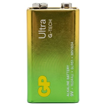 GP Batteries 超霸 Ultra鹼性電池 9V  1入  1顆