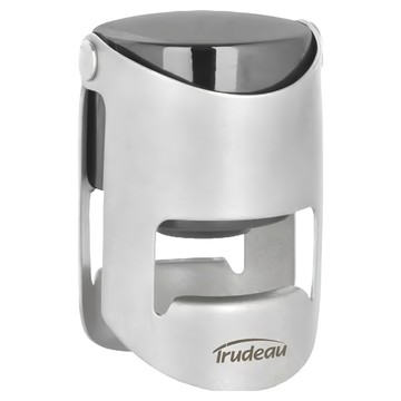 Trudeau VACU VIN 香檳瓶塞 鍍鉻不鏽鋼  銀色  1個