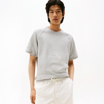 【Tommy Hilfiger】基本款插肩 T 恤_灰色