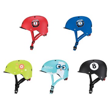 【GLOBBER 哥輪步】法國 ELITE 安全帽 XS-多色任選(LED警示燈、護具、防護、防摔)