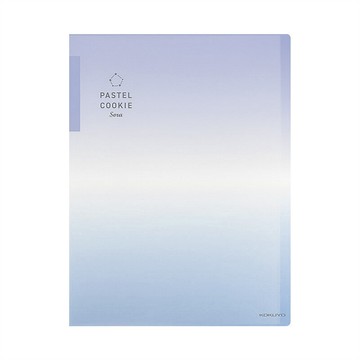 KOKUYO 國譽 Pastel Cookie Sora 20孔活頁本 U罫 A5 40頁  藍色  1本
