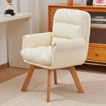 家用實木書桌椅 久坐不累電腦辦公椅 臥室化妝靠背舒適椅