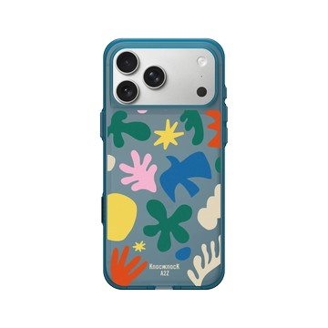 iPhone 17 Pro Max Clear (相機按鈕) 夜幕藍 - Knock Knock A2Z - 彩虹派對