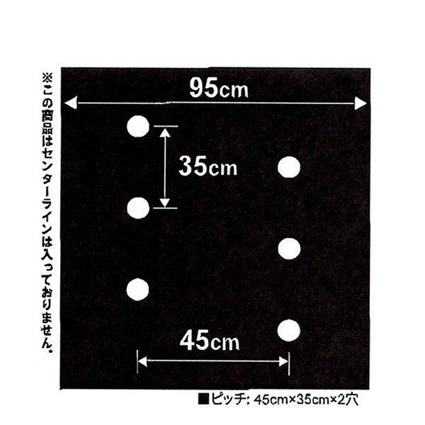 法人様配送限定・個人宅配送不可　シンセイ　穴あきホールマルチ　0.02×95×200ｍ　穴径60ｍｍ　5本セット　国産　品番9235　代引き不可