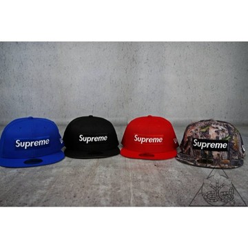 【HYDRA】Supreme Ghostface Box Logo New Era 全封帽 刺繡【SUP985】