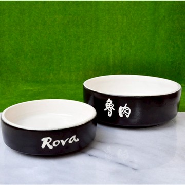 客製化姓名寵物碗 客製貓碗 客製狗碗
