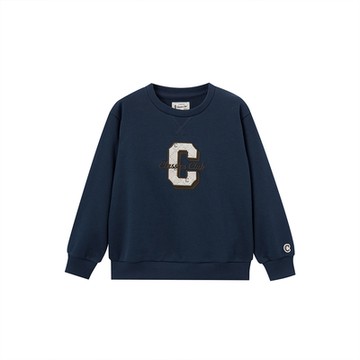 GIORDANO 童裝長袖上衣 CLASSICS CLUB系列 - 42 新海軍藍