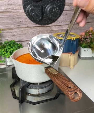 家用去油漏油分油勺304不銹鋼隔油勺瀝油濾油神器湯勺油湯分離勺