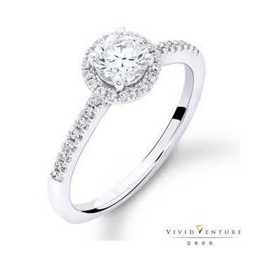 亞帝芬奇 GIA 30分 DSI2 3VG 八心八箭 鑽石 戒指豐富圓滿 14K金台