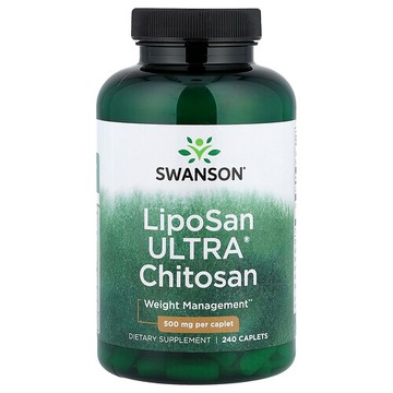 Swanson Vitamins, LipoSan Ultra® 殼聚糖，240 囊片（每片 500 毫克）