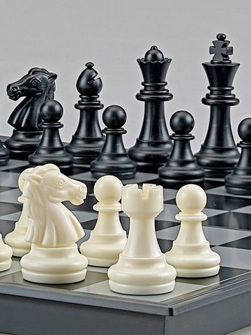 UB友邦國際象棋中大號磁性黑白棋子折疊棋盤兒童學生培訓比賽用棋 夢露日記