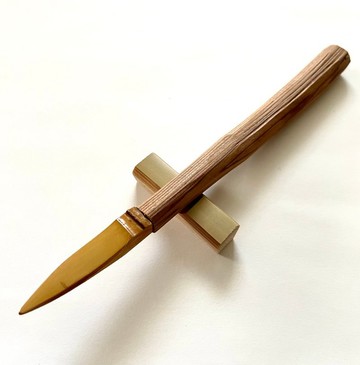 Kotoichi 筆 竹製蘸水筆 筆桿秋田杉 裝有雙層筆尖