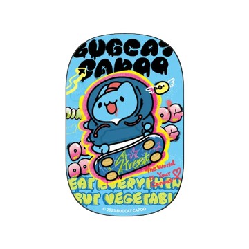 固架 MAX- MagSafe 兼容 黑 - 貓貓蟲咖波 Bugcat Capoo - 街頭塗鴉咖波