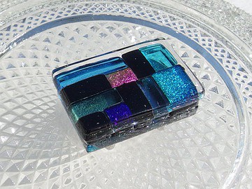 日式風格玻璃飾品 (はいから【靛藍】和服飾品【預約製作】)