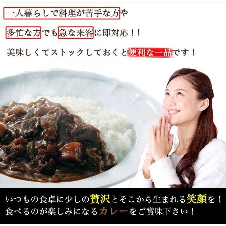 新宿中村屋  国産牛肉のビーフカリー 180g×4個 レトルト 保存食 贅沢カレー メール便　送料無料